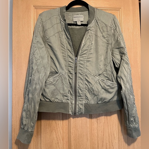 Anthropologie Marrakech Full Zip Andi Bomber Jacket - Picture 3 of 14